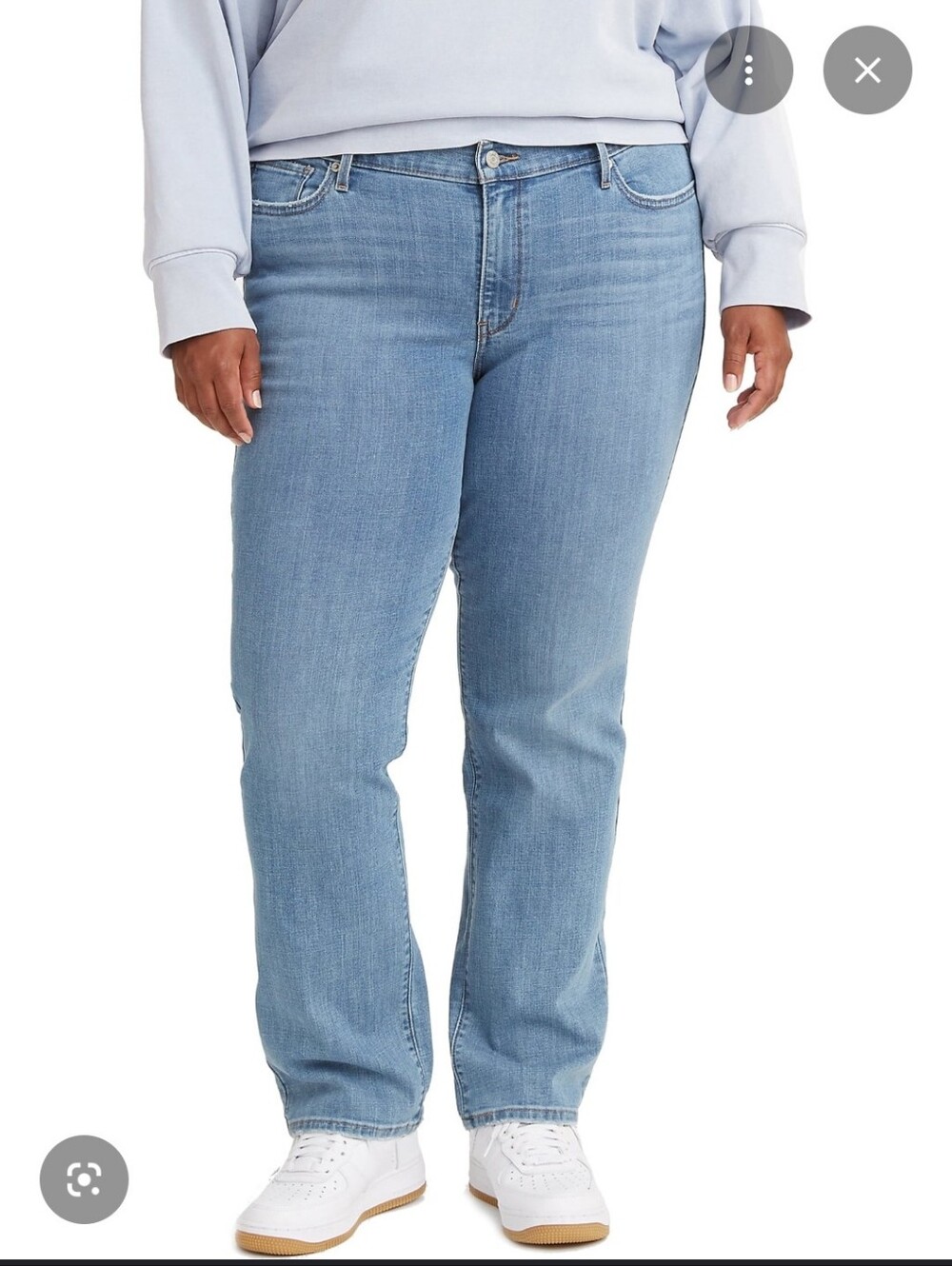 Levi's Light Blue Classic Straight Leg Jeans 22W